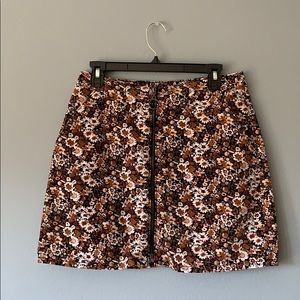 🌈 3/12 NWOT Arizona Jean Co. Floral Skirt